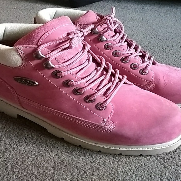 pink lugz boots